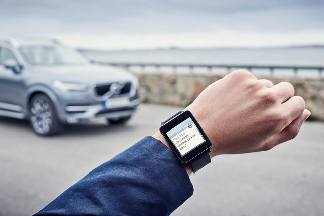 volvo on call app smart watch 6