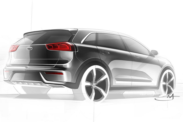 kia niro 2016 disegni 1