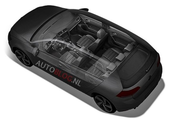 volkswagen golf 2017 interni spy 1