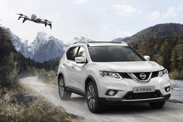 nissan x trail x scape drone parrot 1