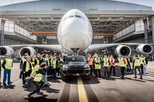 porsche cayenne airbus a380 1