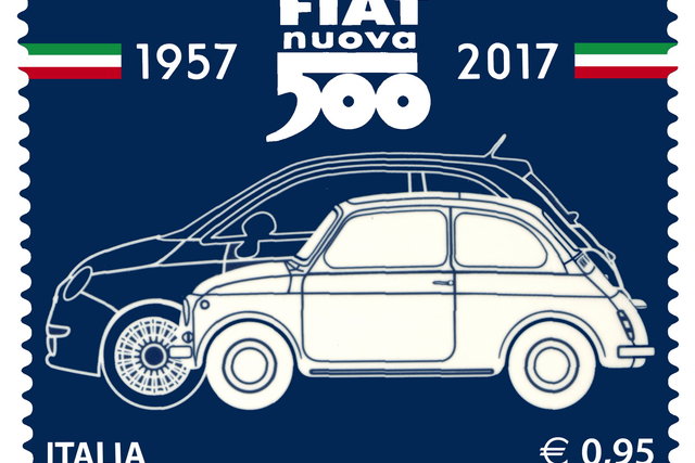 francobollo fiat 500 us