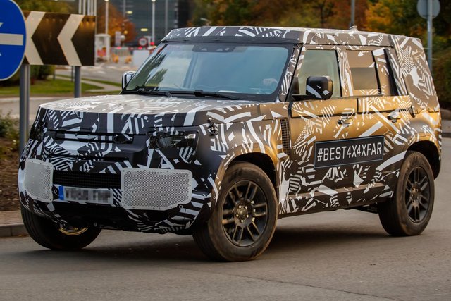 land rover defender 2020 spy 1