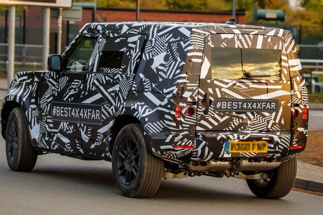 land rover defender 2020 spy 2