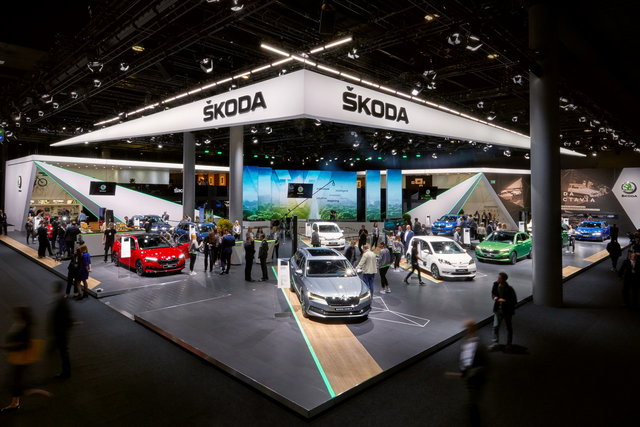 skoda frankfurt booth 2019