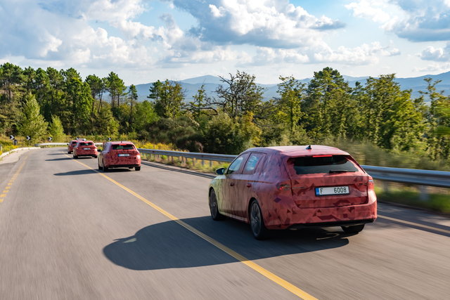 skoda octavia wagon covered drive 5
