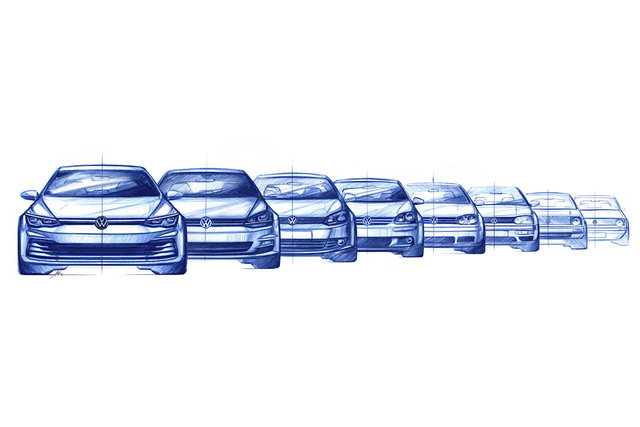 volkswagen golf 8 disegni 3