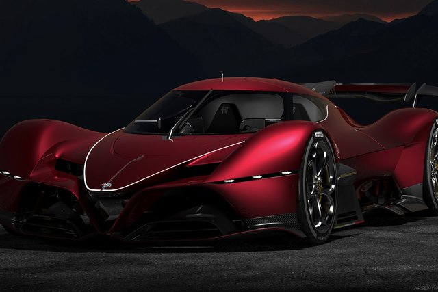 alfa romeo 8c r tazio concept 06