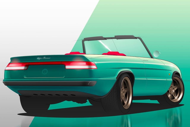 alfa romeo spider garage italia 4