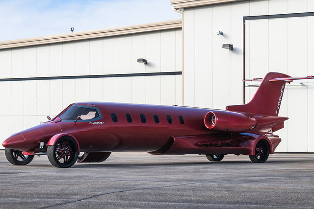 limo jet aereo auto 02