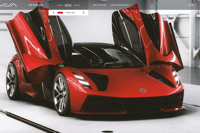 lotus evija configurator 10
