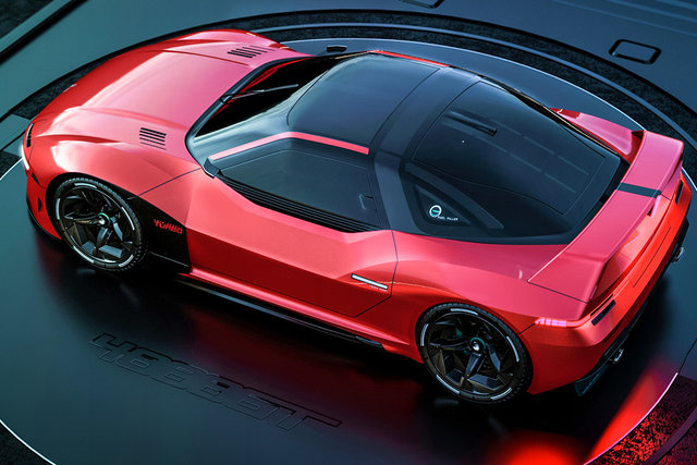 mitsubishi 4000gt rendering 3