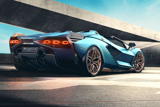 lamborghini sian roadster 7