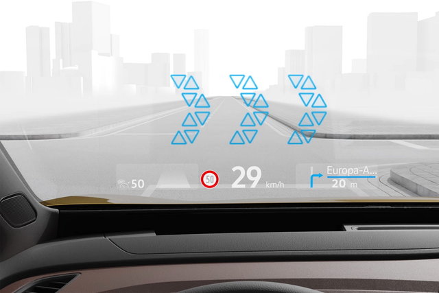 volkswagen id 3 head up display