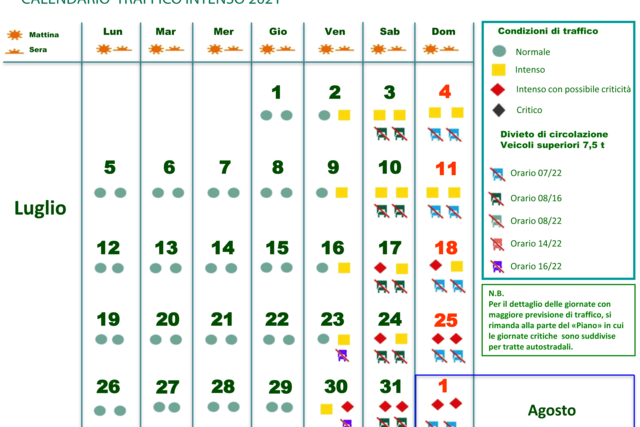 calendario traffico intenso 2021 1