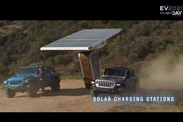 jeep ricarica solare