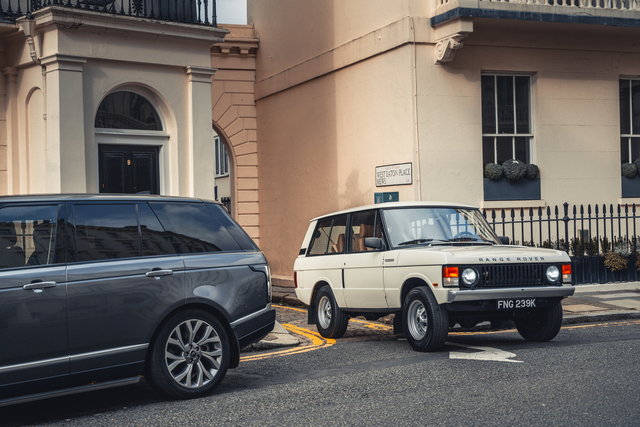 range rover storia
