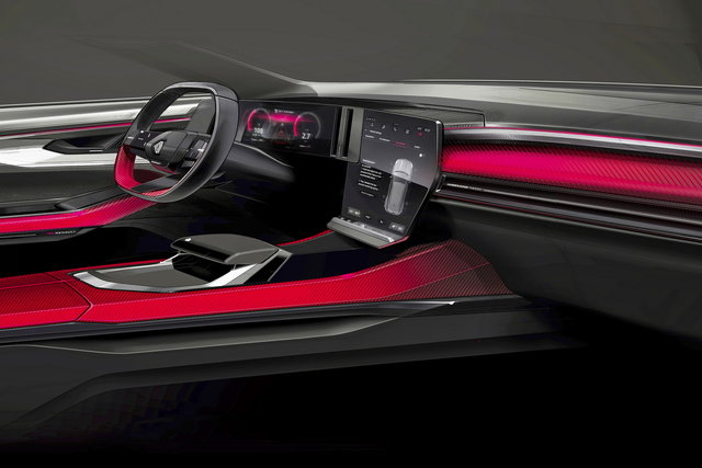 2022 renault austral disegno interni