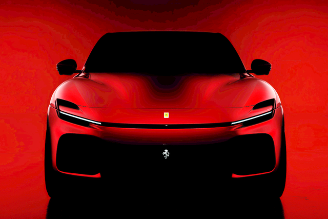 ferrari purosangue teaser