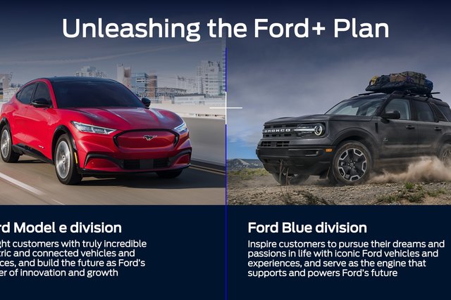 ford divisione in due divisioni