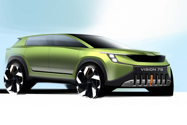 skoda vision 7s disegni