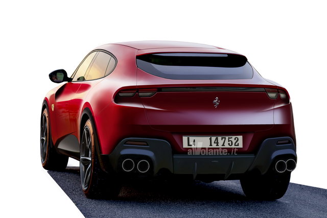 ferrari purosangue 2023 rendering 1