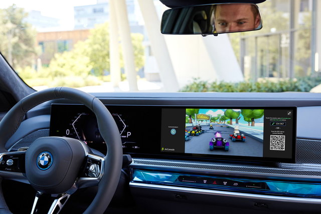 bmw gaming a bordo