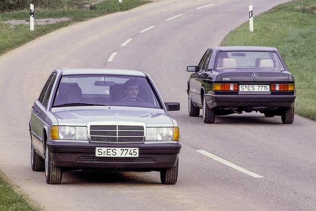 mercedes 190 storia