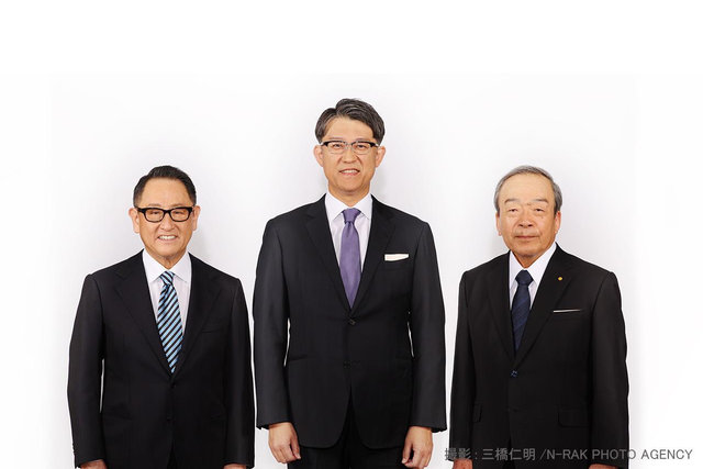 akiotoyoda kojisato takeshiuchiyamada toyota