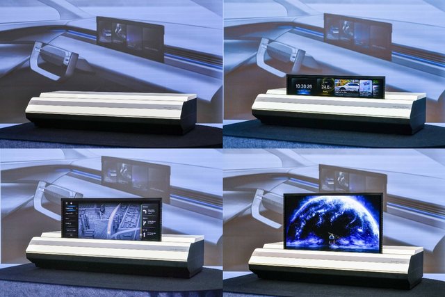 hyundai mobis schermo avvolgibile