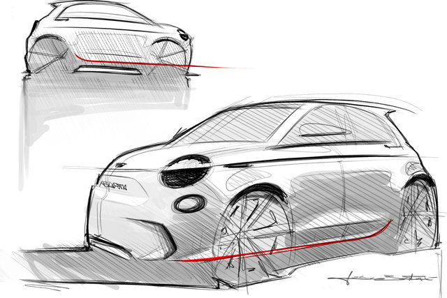 abarth 500e design 2