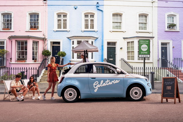 fiat 500e gelateria 1
