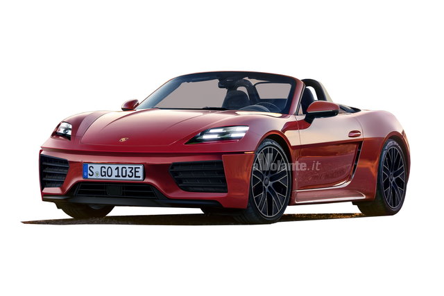porsche boxster 2025 rendering