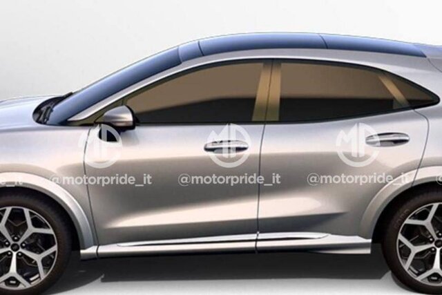 ford puma restyling 2024 spy 1
