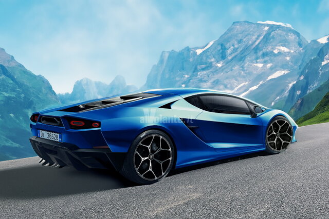 lamborghini erede huracan 2024 rendering 1