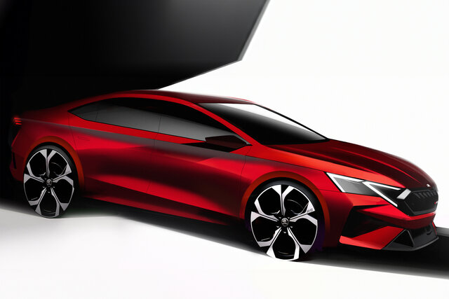 skoda octavia 2024 restyling disegni 2