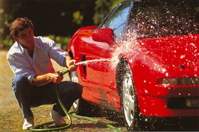 senna honda nsx 1