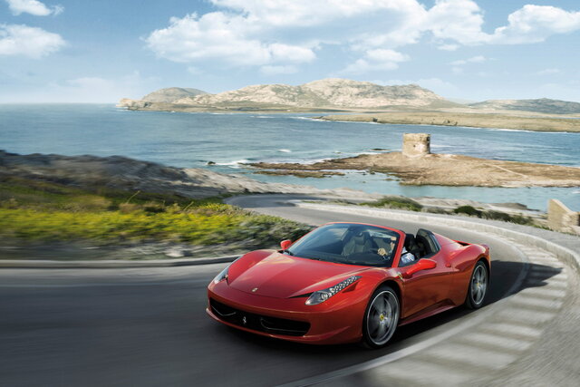 ferrari 458 spider pan