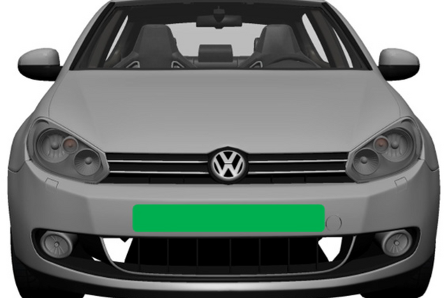 luci stop auto verdi anteriori