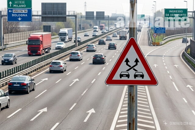 cartello intersezione strade