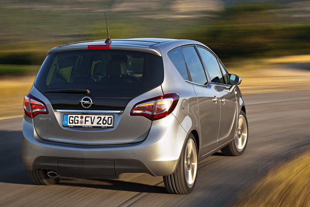 opel meriva restyling 09
