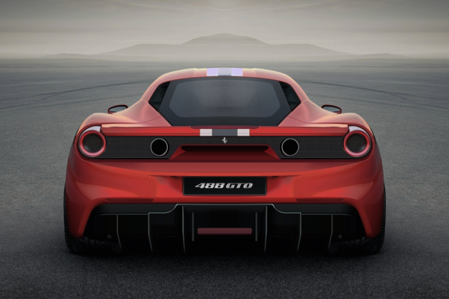 rear view rosso