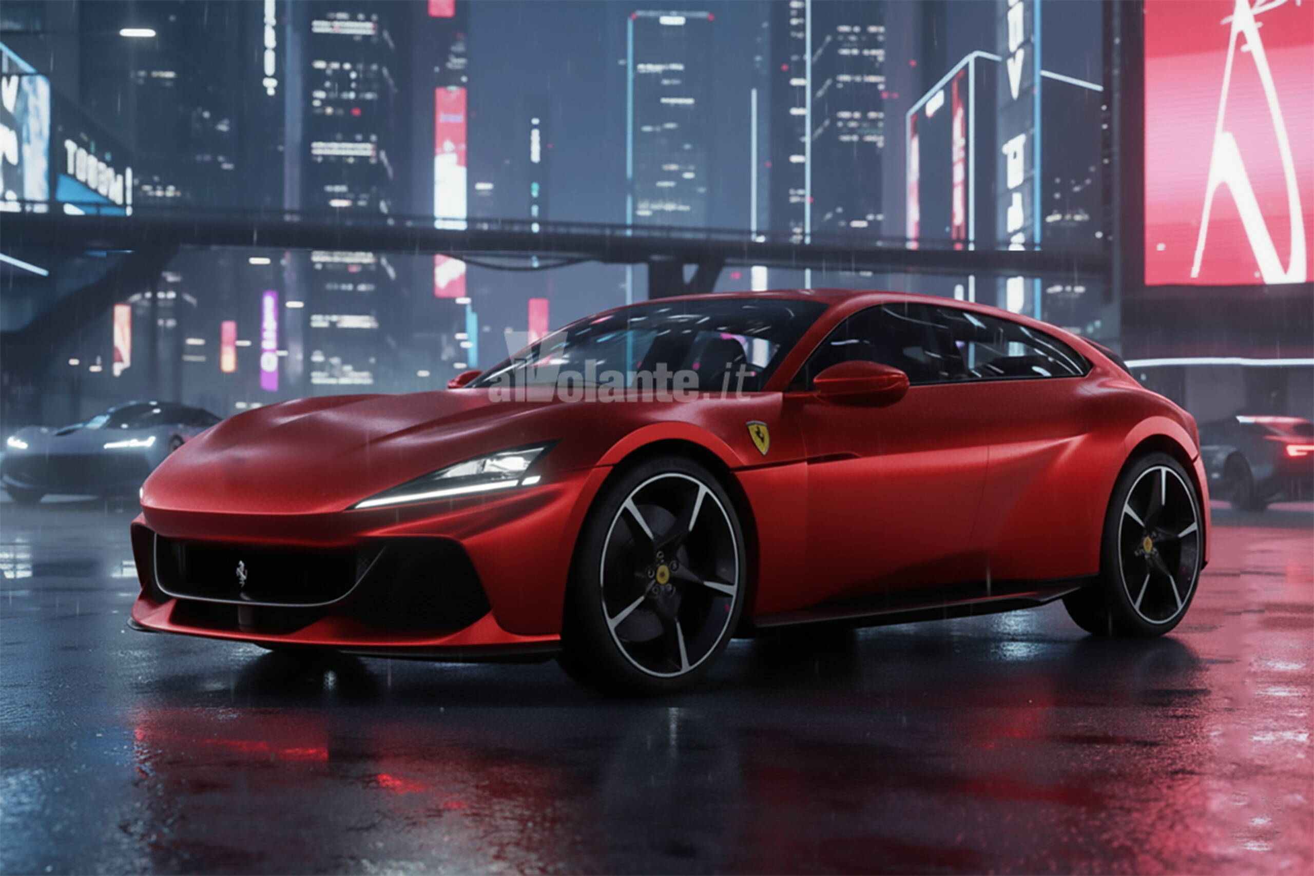 Ferrari Elettrica: e se fosse così?