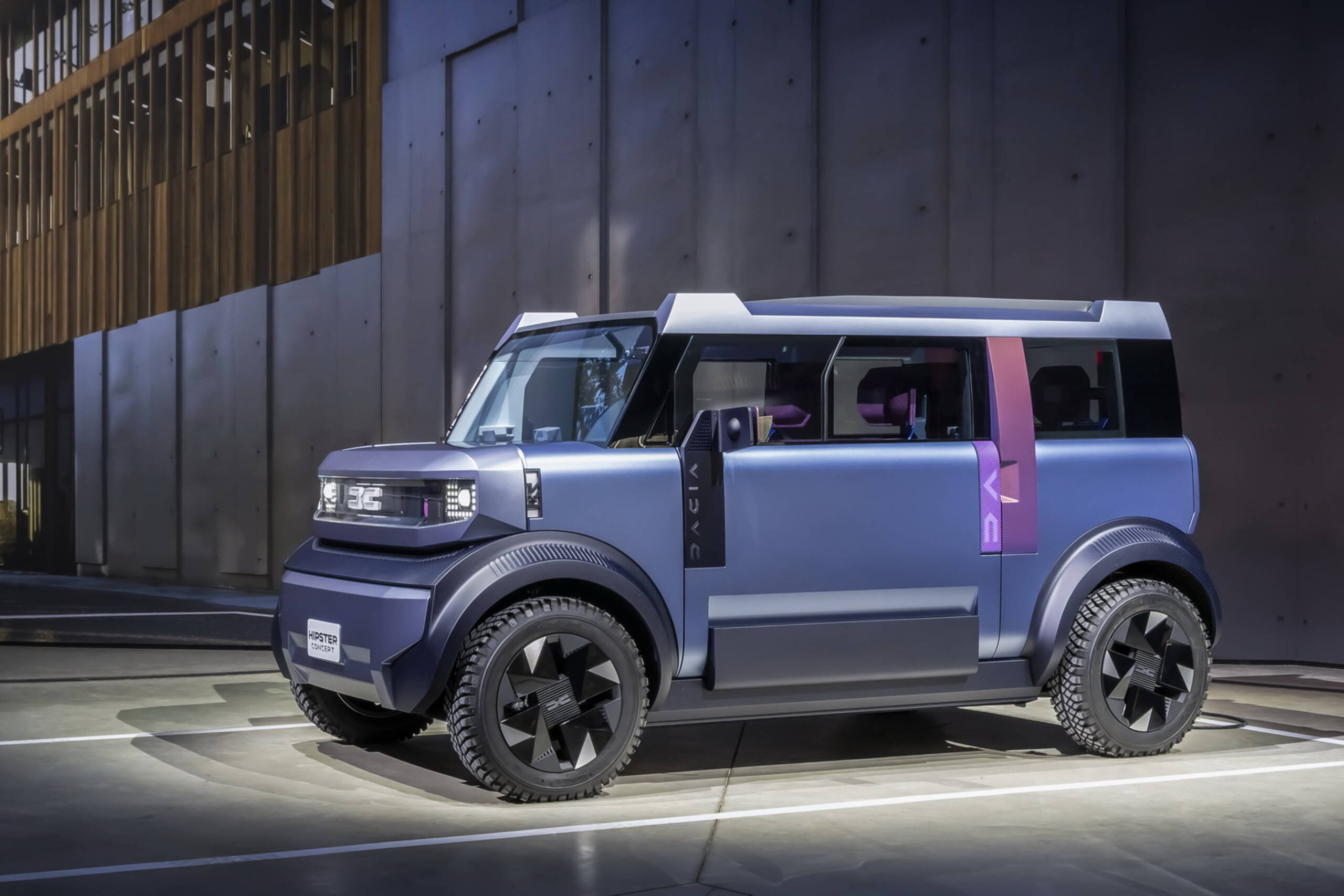 Dacia Hipster Concept: la microcar elettrica “a cubetto”