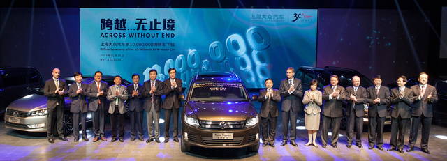 Sono già 10 milioni le VW prodotte in Cina