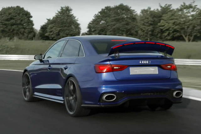 L’Audi A3 Clubsport Quattro Concept in video