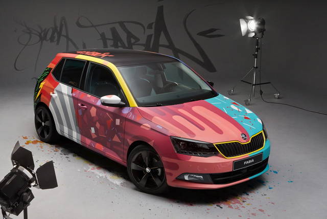 Skoda Fabia “Street Art”: interpretazione creativa