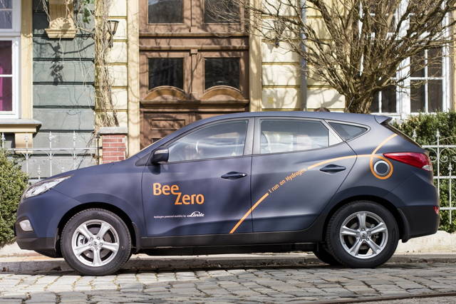 BeeZero, il car sharing a idrogeno