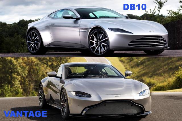 Aston Martin Vantage vs DB10