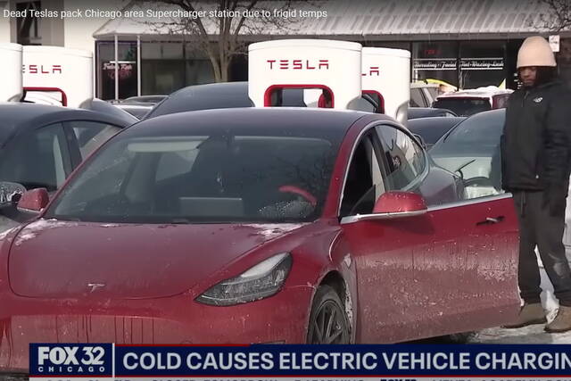 Frost prevents Tesla & Co.